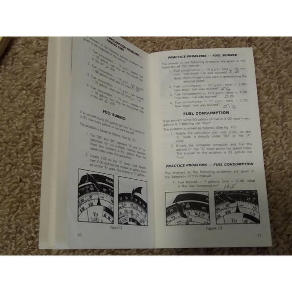 Flight Computer for pilots (E-6B Type) Jeppesen CSG-9 Slide - Aviation Manual - Picture 4 of 4